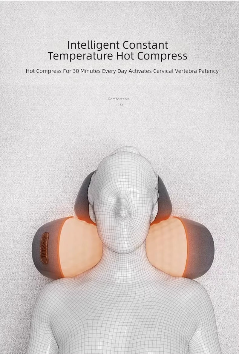 Hot Cervical Pillow Spine Sleeping Neck Massager Spine Non-Traction Heating Compress Neck Masajeador Pillow Relaxation Treatment