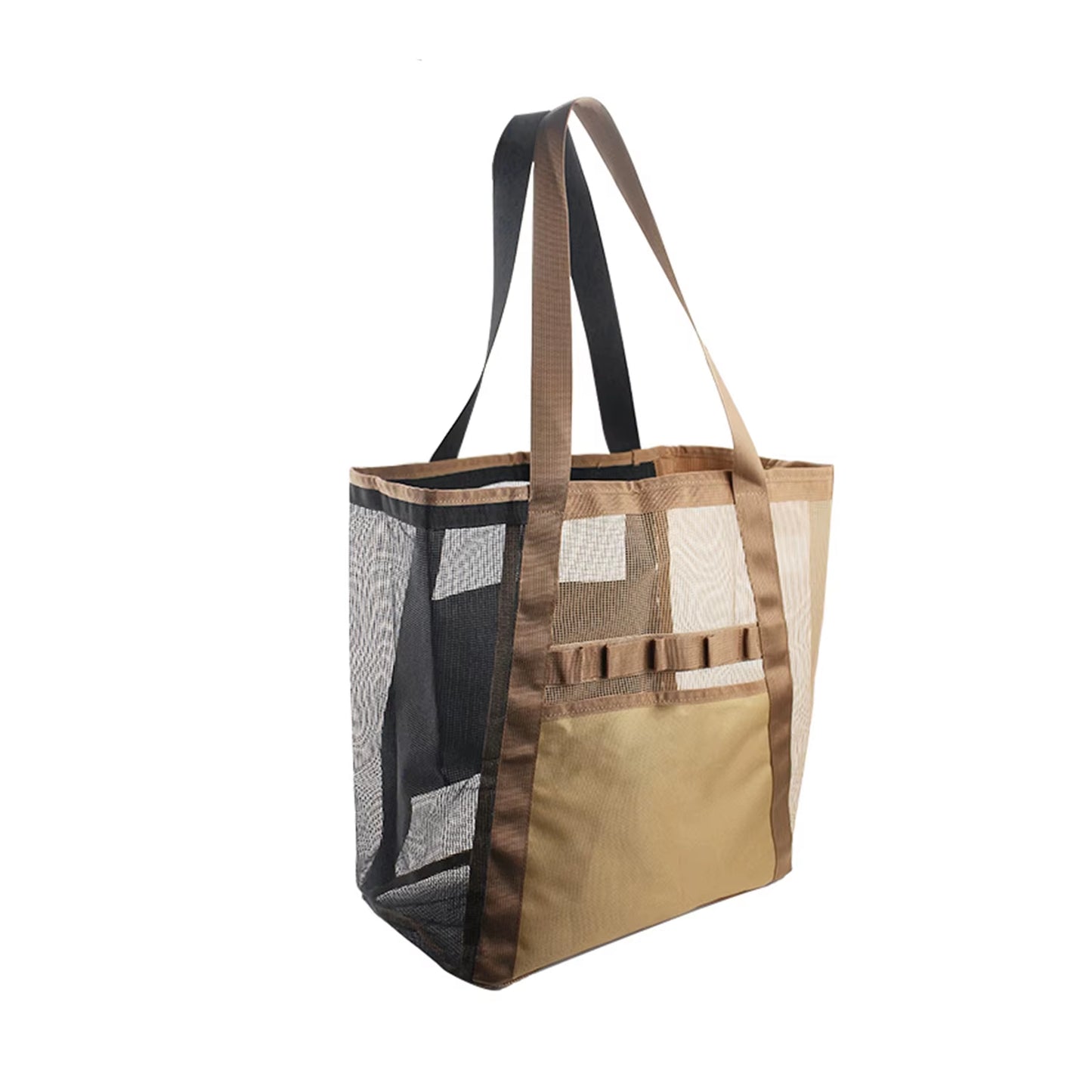 Large-Capacity Mesh Beach Bag Swimming Bag for Children Beach Toy Baskets Portable Travel Storage Wash Bag Quick Dry Tote