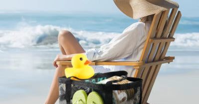 Large-Capacity Mesh Beach Bag Swimming Bag for Children Beach Toy Baskets Portable Travel Storage Wash Bag Quick Dry Tote
