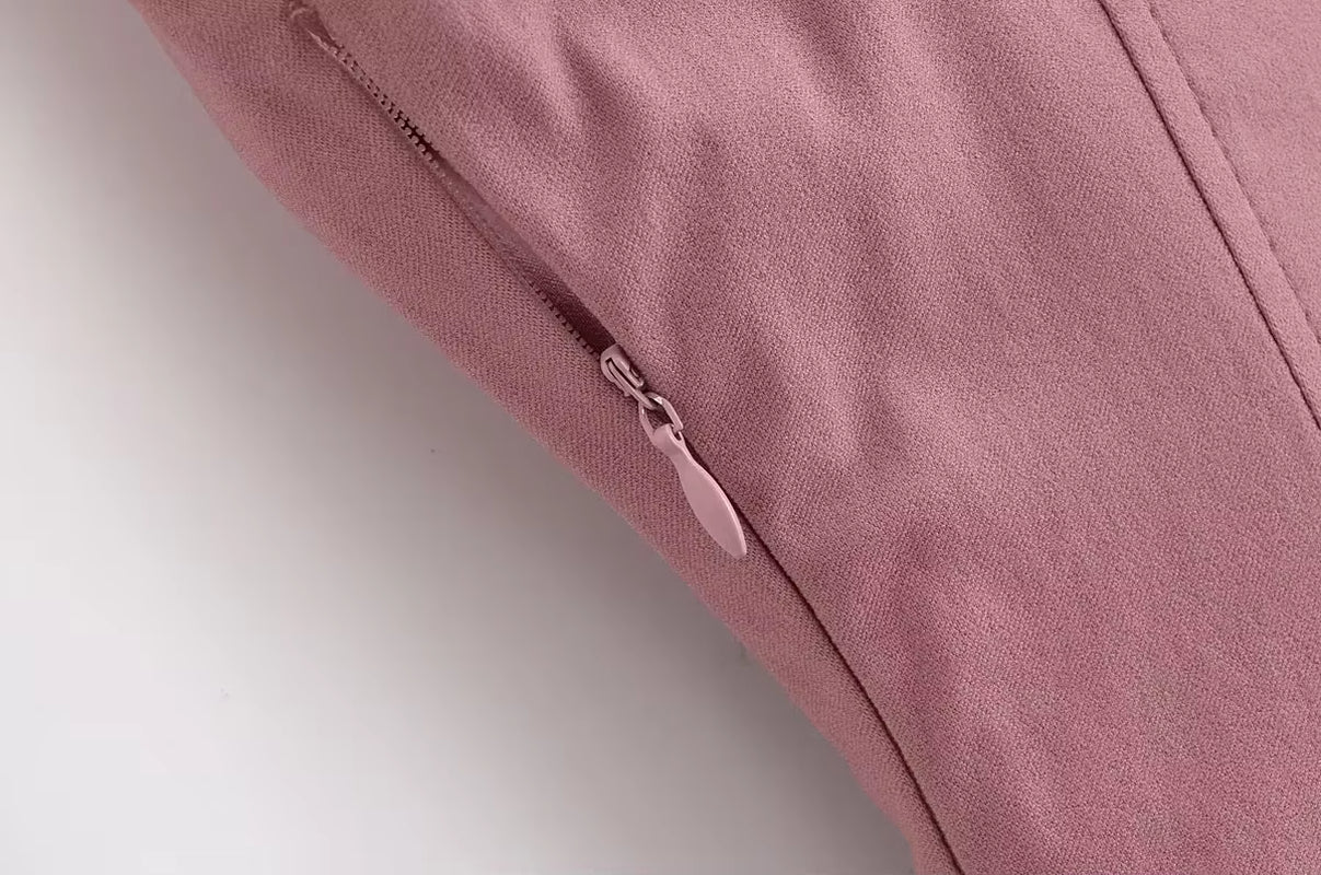 MINI DRESS Pink Cotton Summer Dresses