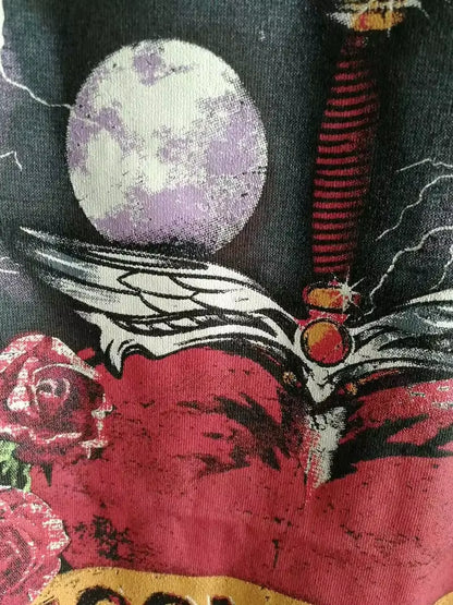 Super Chic Rock'N'Roll Vibes Boho DRESS Vintage Black Mystic Thunder T-Shirt Dress Cotton Za Women Dress for Women Summer 2022