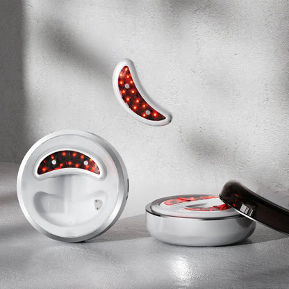 Led Red Light Eye Care Therapy Ems Massager with Gel Patch for Treatment under Eye Wrinkle