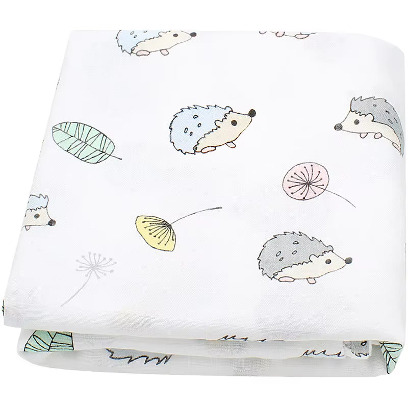 Bamboo Cotton Soft Baby Swaddle Muslin Wrap Rainbow Infant Baby Bedding Muslin Swaddle Wrap Newborn Blankets Gauze Bath Towel