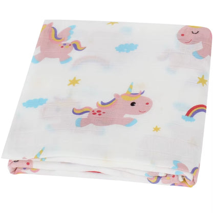 Bamboo Cotton Soft Baby Swaddle Muslin Wrap Rainbow Infant Baby Bedding Muslin Swaddle Wrap Newborn Blankets Gauze Bath Towel