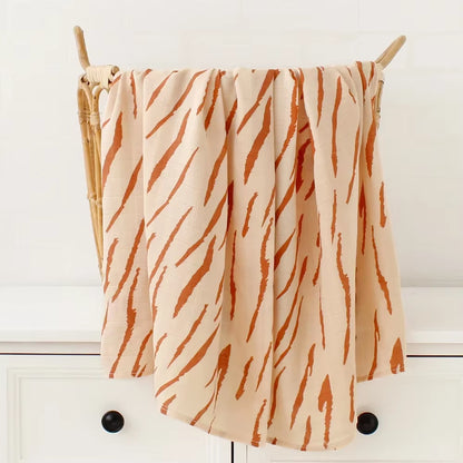 Muslin Swaddle Baby Blankets Newborn 70% Bamboo + 30% Cotton Swaddle Summer Blanket Baby Bath Towel