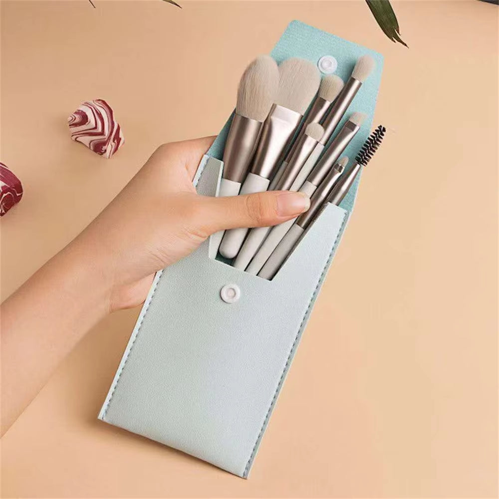 8Pcs Cosmetics Foundation Blush Powder Eyeshadow Blending Makeup Brush Soft Fluffy Makeup Brushes Beauty Tools Make up Brushes