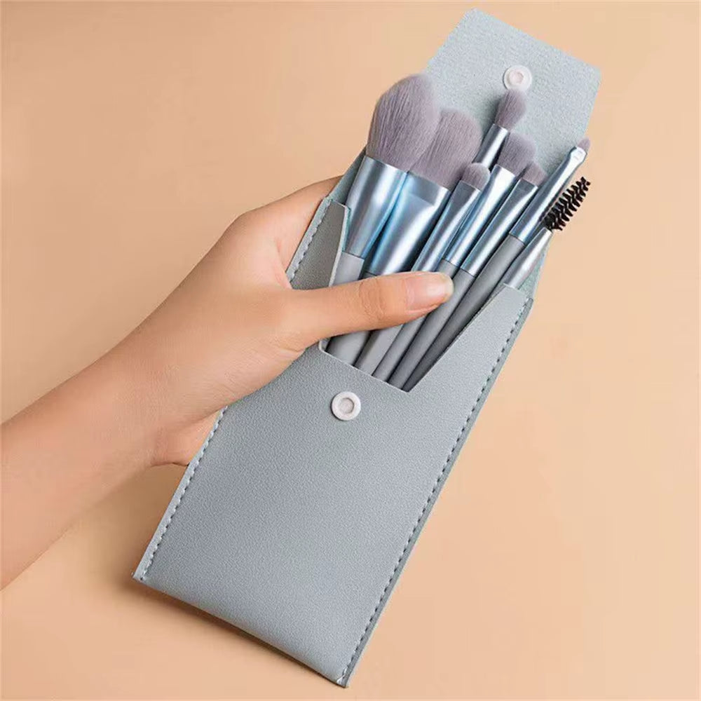 8Pcs Cosmetics Foundation Blush Powder Eyeshadow Blending Makeup Brush Soft Fluffy Makeup Brushes Beauty Tools Make up Brushes