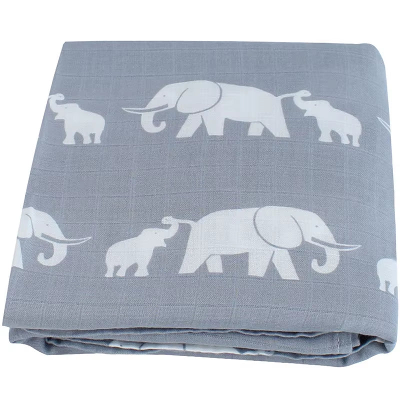 Bamboo Cotton Soft Baby Swaddle Muslin Wrap Rainbow Infant Baby Bedding Muslin Swaddle Wrap Newborn Blankets Gauze Bath Towel