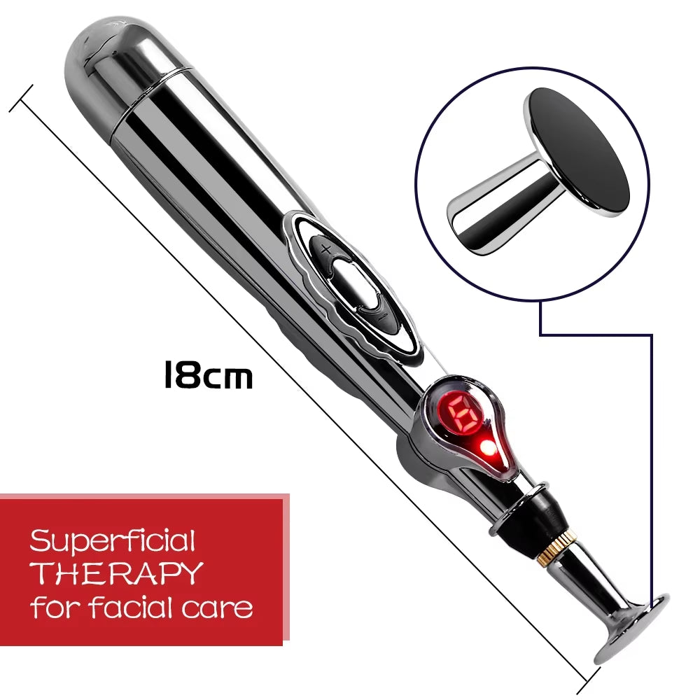 Electrical Pulse Meridian Energy Pen Acupuncture Moxibustion Pen EMS Muscle Point Stimulation Physiotherapy Device Health Care