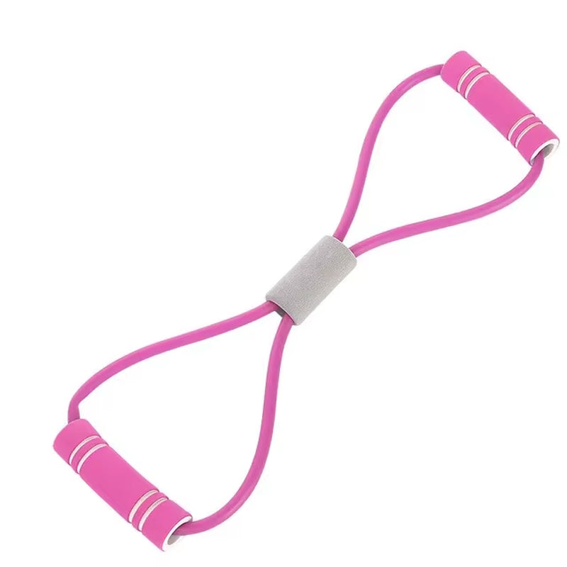 Hot Yoga Fitness Resistance Chest Expander Rope - Elastic Bands for Sports Exercise