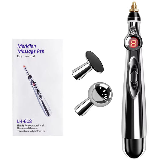 Electrical Pulse Meridian Energy Pen Acupuncture Moxibustion Pen EMS Muscle Point Stimulation Physiotherapy Device Health Care