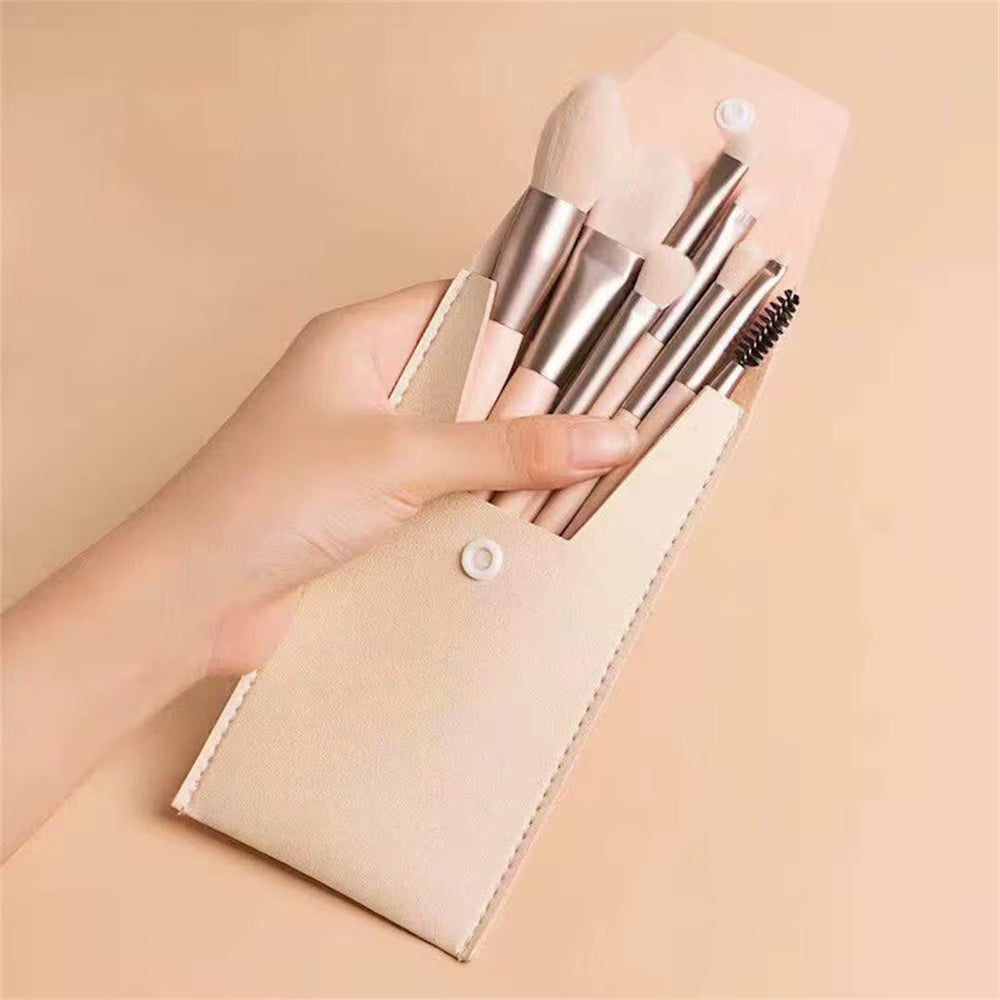 8Pcs Cosmetics Foundation Blush Powder Eyeshadow Blending Makeup Brush Soft Fluffy Makeup Brushes Beauty Tools Make up Brushes