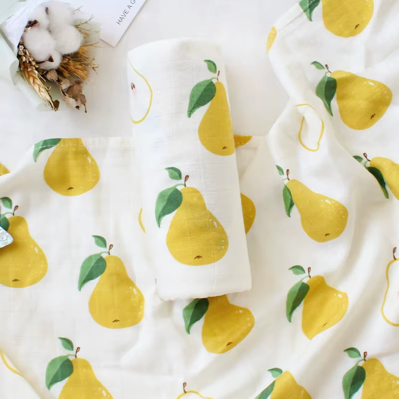 Bamboo Cotton Soft Baby Swaddle Muslin Wrap Rainbow Infant Baby Bedding Muslin Swaddle Wrap Newborn Blankets Gauze Bath Towel