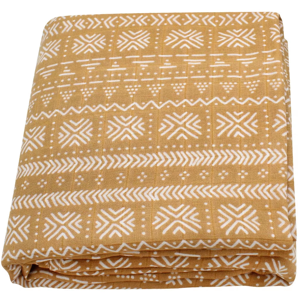Bamboo Cotton Soft Baby Swaddle Muslin Wrap Rainbow Infant Baby Bedding Muslin Swaddle Wrap Newborn Blankets Gauze Bath Towel