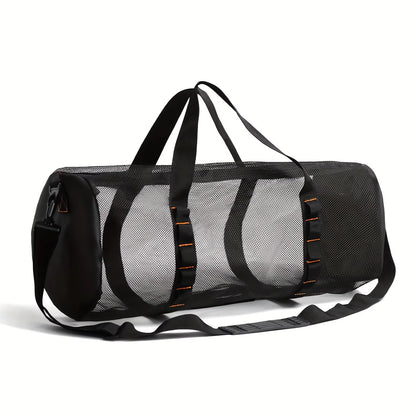 Large-Capacity Mesh Beach Bag Swimming Bag for Children Beach Toy Baskets Portable Travel Storage Wash Bag Quick Dry Tote