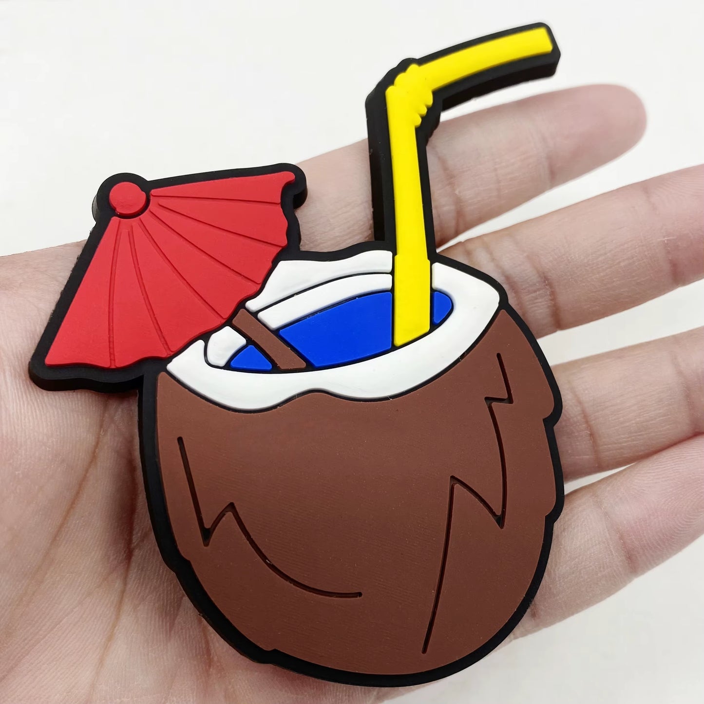 8Pcs/Set Cartoon Charm Inserts for Beach Bag, Soft Accessories, Beach Bag Tote Handbag Decoration