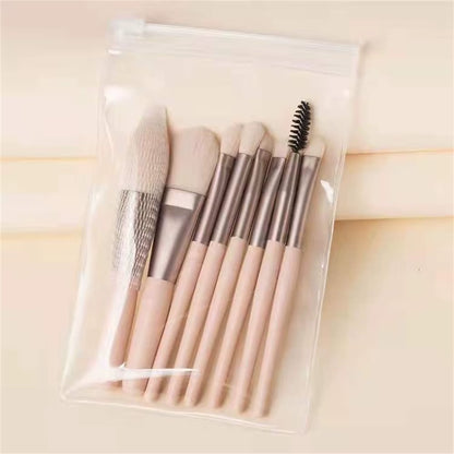 8Pcs Cosmetics Foundation Blush Powder Eyeshadow Blending Makeup Brush Soft Fluffy Makeup Brushes Beauty Tools Make up Brushes