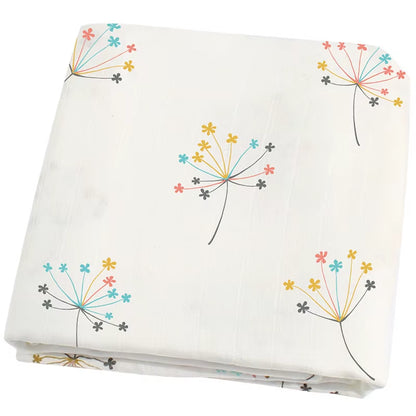 Bamboo Cotton Soft Baby Swaddle Muslin Wrap Rainbow Infant Baby Bedding Muslin Swaddle Wrap Newborn Blankets Gauze Bath Towel