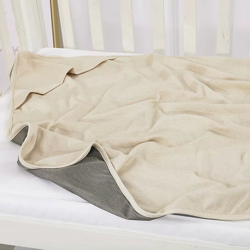 EMF Blanket anti Radiation Pure Silver with Organic Cotton for Baby and Pregnant Women 4G 5G Signal Radiation Block