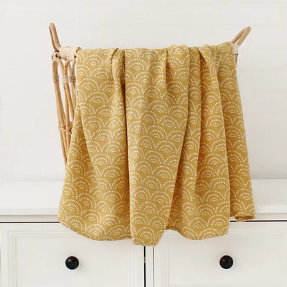 Muslin Swaddle Baby Blankets Newborn 70% Bamboo + 30% Cotton Swaddle Summer Blanket Baby Bath Towel