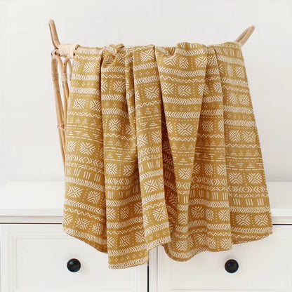Muslin Swaddle Baby Blankets Newborn 70% Bamboo + 30% Cotton Swaddle Summer Blanket Baby Bath Towel
