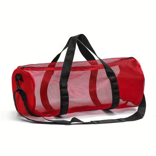 Large-Capacity Mesh Beach Bag Swimming Bag for Children Beach Toy Baskets Portable Travel Storage Wash Bag Quick Dry Tote