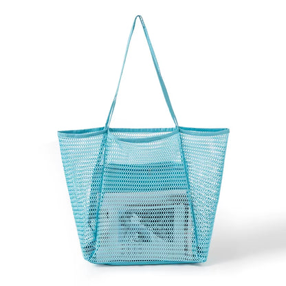 Mesh Beach Tote Bag for Women 2024 Upgrade Waterproof Pool Bag for Beach Vacation Pool Family Travel Essentials