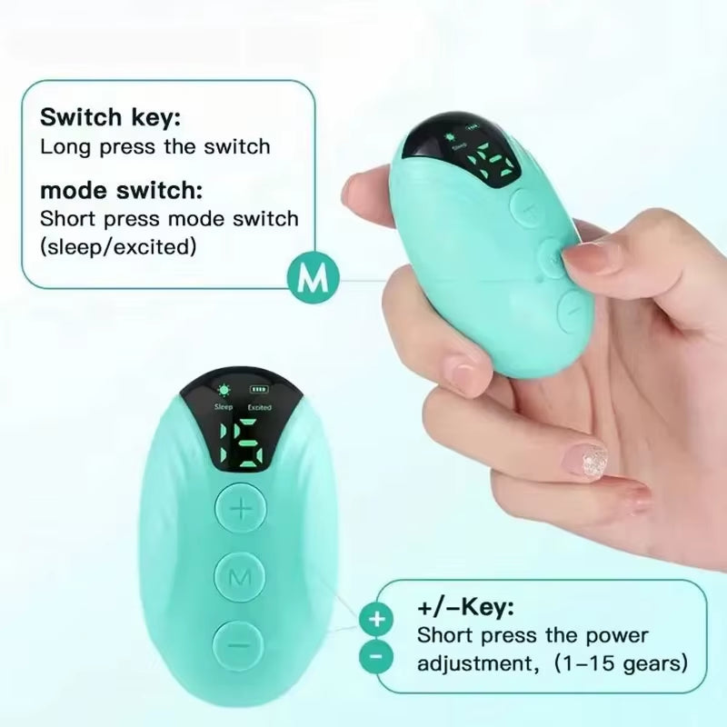 A Handheld Sleep Monitor Helps to Relax and Feel Comfortable