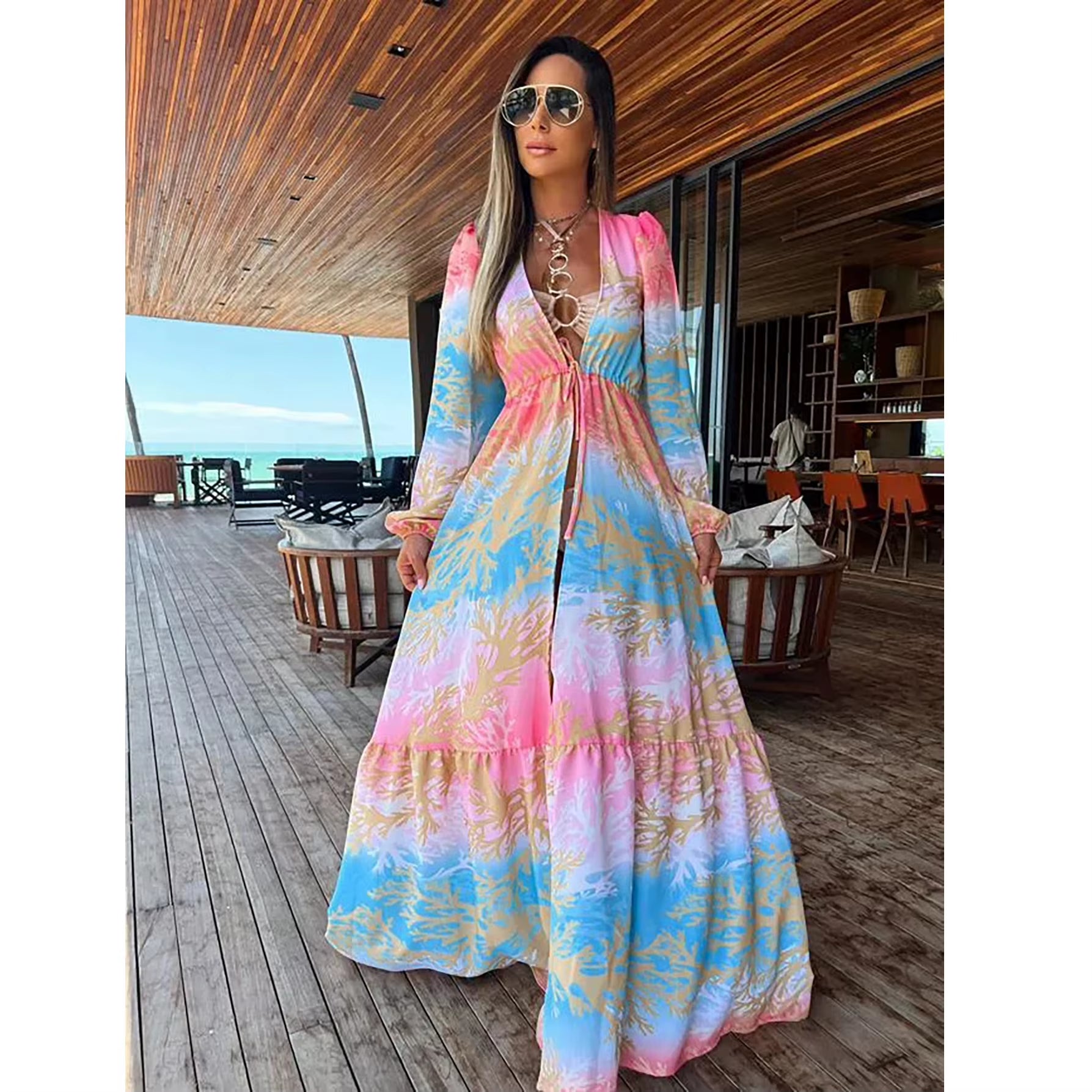 2024 Sexy Beach Cover up White Lace Tassels Beach Dress Women Bikini Swimwear Bathing Suit Summer Beach Wear Tunic
